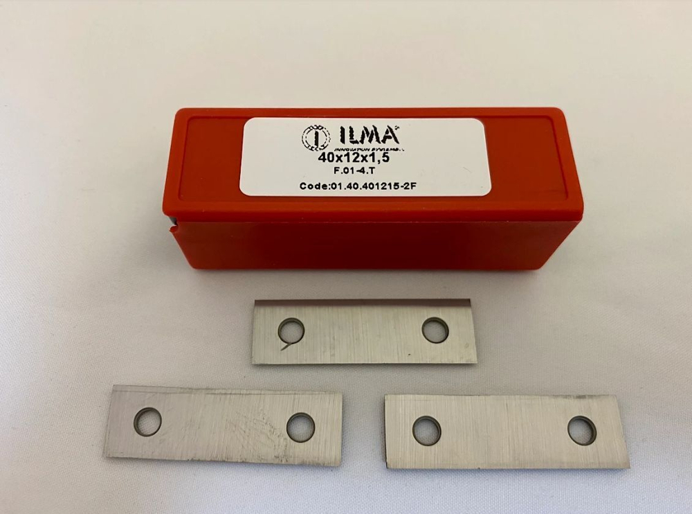 Нож сменный твердосплавный 40x12x1,5 стандарт HW 35° Z=2 NR, ILMA