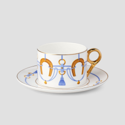 Чайная пара Farforite «На счастье» 250 мл в подарочной коробке