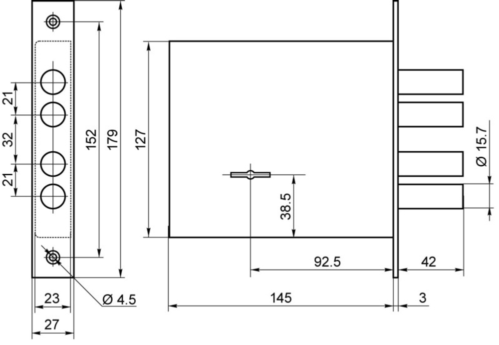 Замок Рязань врезной ЗВ 8-8K/15 Бастион 82100 (8-8K/75 Бастион 71000)