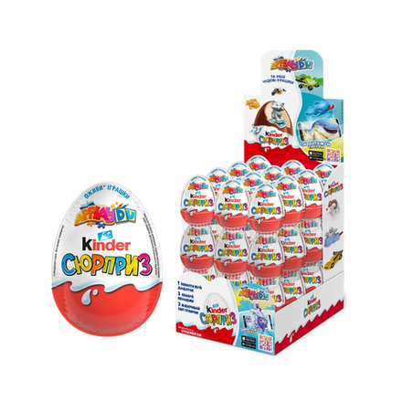 Kinder Сюрприз Applaydu яйцо шоколадное 20г, 36шт