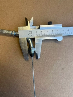Трос газа мотоцикла CG/CB, L=840 мм