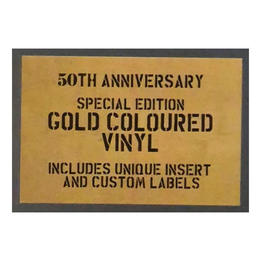 AC/DC - Back In Black (LP, Reissue, 50th Anniversary, 180g, Gold Vinyl) Новая запечатанная виниловая пластинка