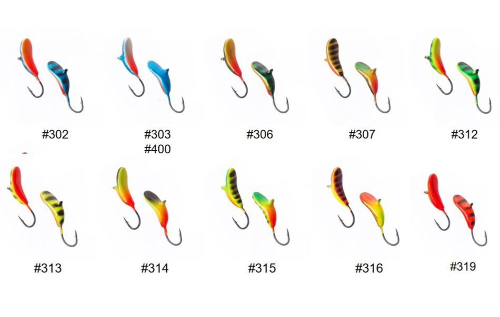 Мормышка вольфрамовая LumiCom КОМАР (покраска),3,0мм, #302, 10 штук в упаковке