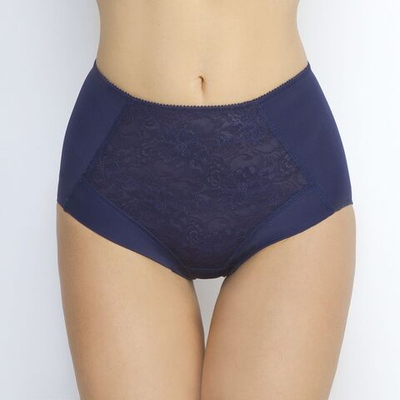 Трусы с завышенной линией талии и низким вырезом по линии бедер (Размер: 54) (Цвет: серый)