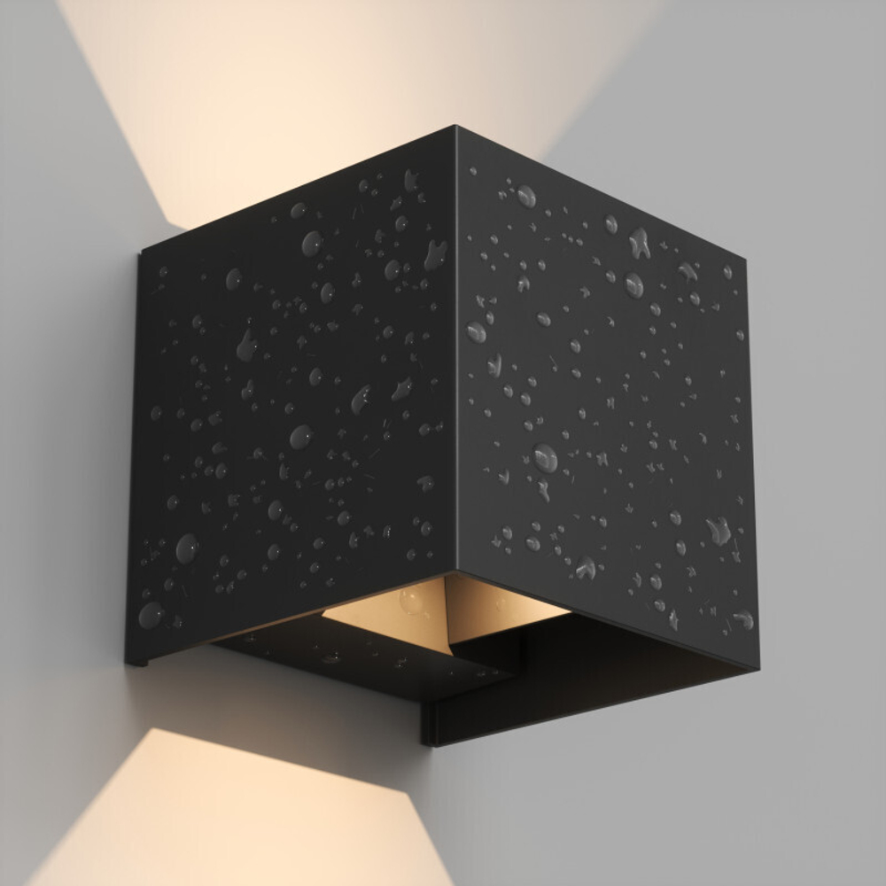 DK9770-BK Настенный светодиодный уличный светильник MALBEC, IP54, 6 Вт, 3000K, черный, алюминий