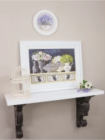 Полка настенная навесная 60 см