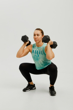 Майка NOBULL зелёная в пятнах