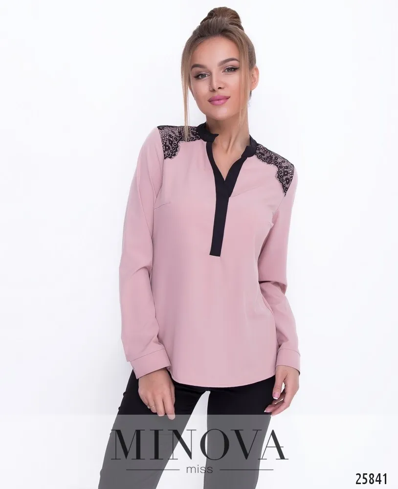 Блуза 1113-пудра Minova