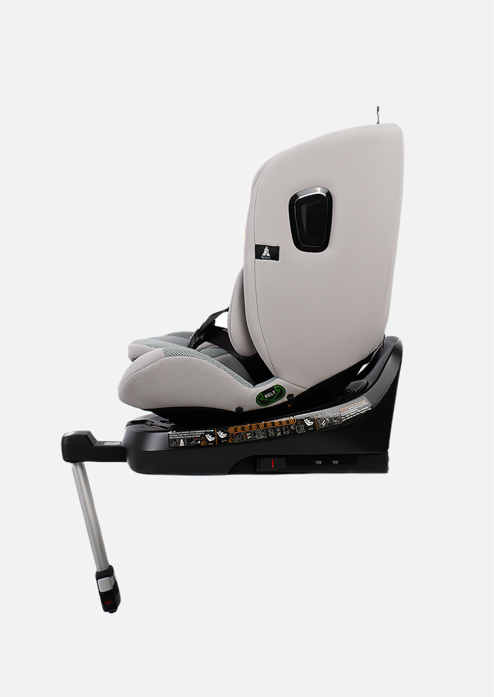 Peppy Автокресло UNOfix grey серый 0-36
