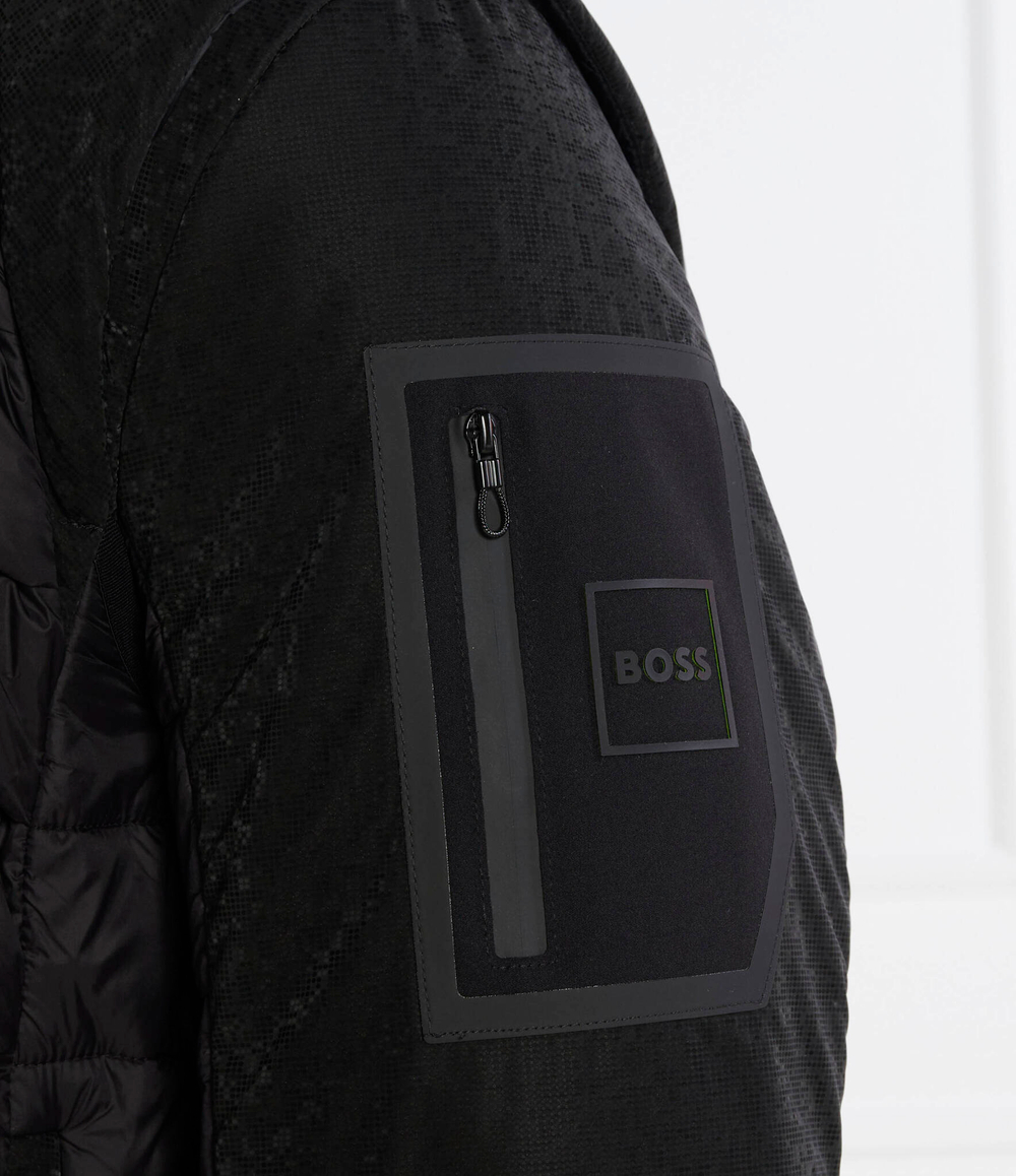Пуховая куртка 2в1 J_Robot BOSS GREEN - черный(50504423)