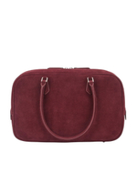 Bag ROMA M NEW suede berry color