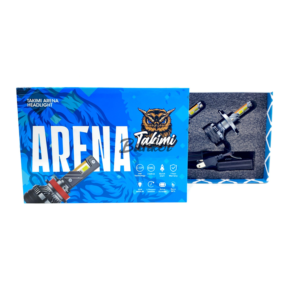 Светодиодные автомобильные LED лампы TaKiMi Arena Н4 6000K 12V