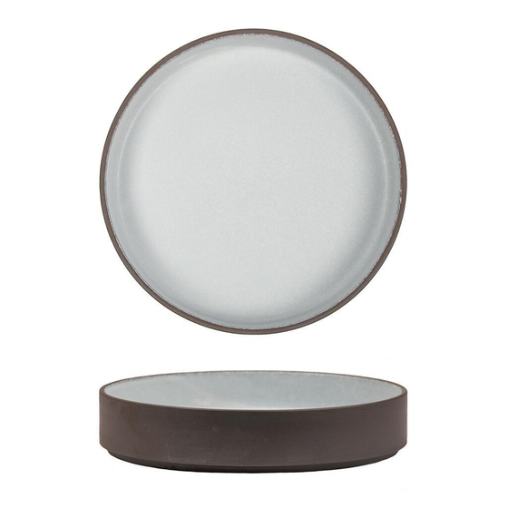 Салатник 600 мл d 19,7 cм h4 cм White Matt New Brown Taiga P.L. [1]