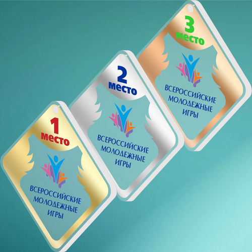 Акриловая медаль 1705