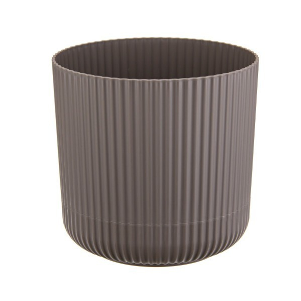 Кашпо ВЕЛЬВЕТ D140мм 1,6л с пристегнутым поддоном