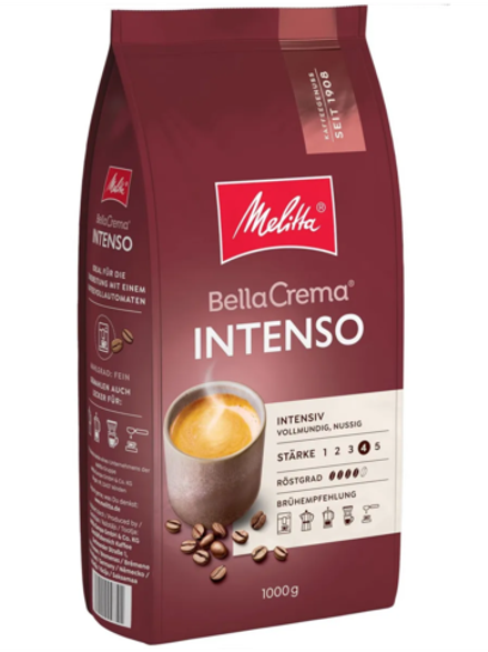 Кофе в зернах Melitta BC Intenso, 1 кг (Мелитта)