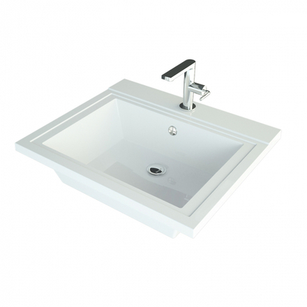 Умывальник "Cosmos-56*48" ш*г с переливом (Andrea)