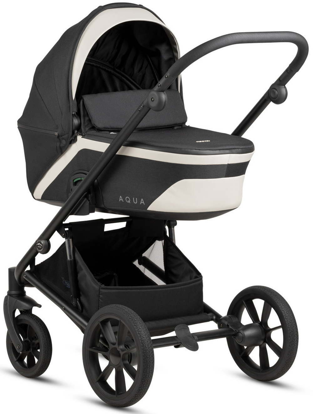 Детская коляска Noordi Aqua V2 4 в 1 с автокреслом Terra Edusky Black и базой 1482636 Black