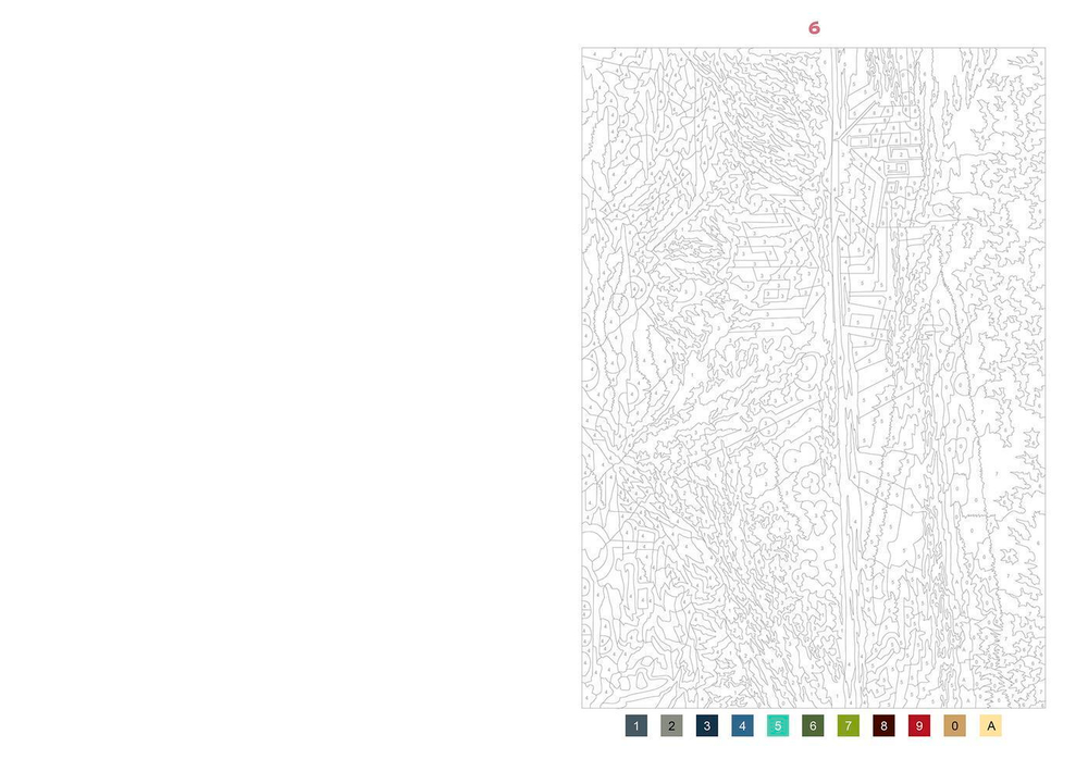 Hachette  раскраска по номерам  50 coloriages mystères