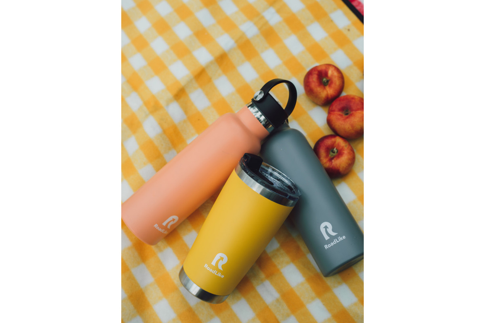 Термобутылка RoadLike Flask 600мл, серый