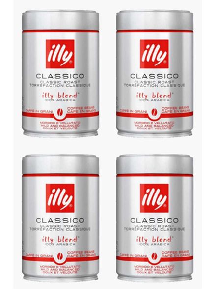 Кофе в зернах ILLY средней обжарки 250 г, 4 шт