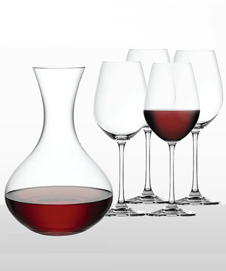 Spiegelau Набор для красного вина Salute: декантер + 4 бокала