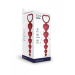 Анальная цепочка Love Beam (бордовый)