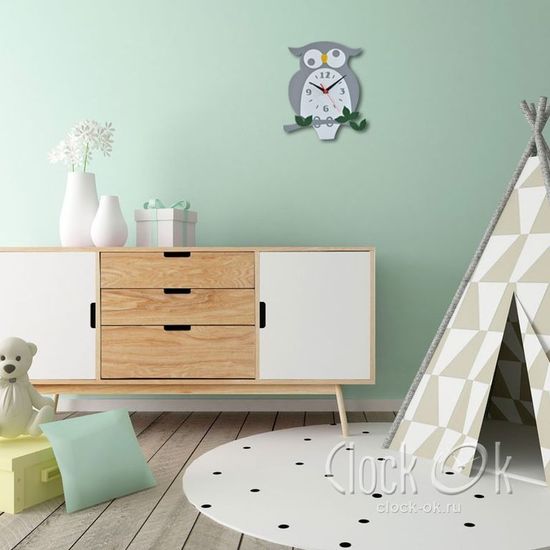 Настенные часы Совёнок