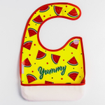 7127787 Нагрудник детский «Арбузики», на липучке, с карманом