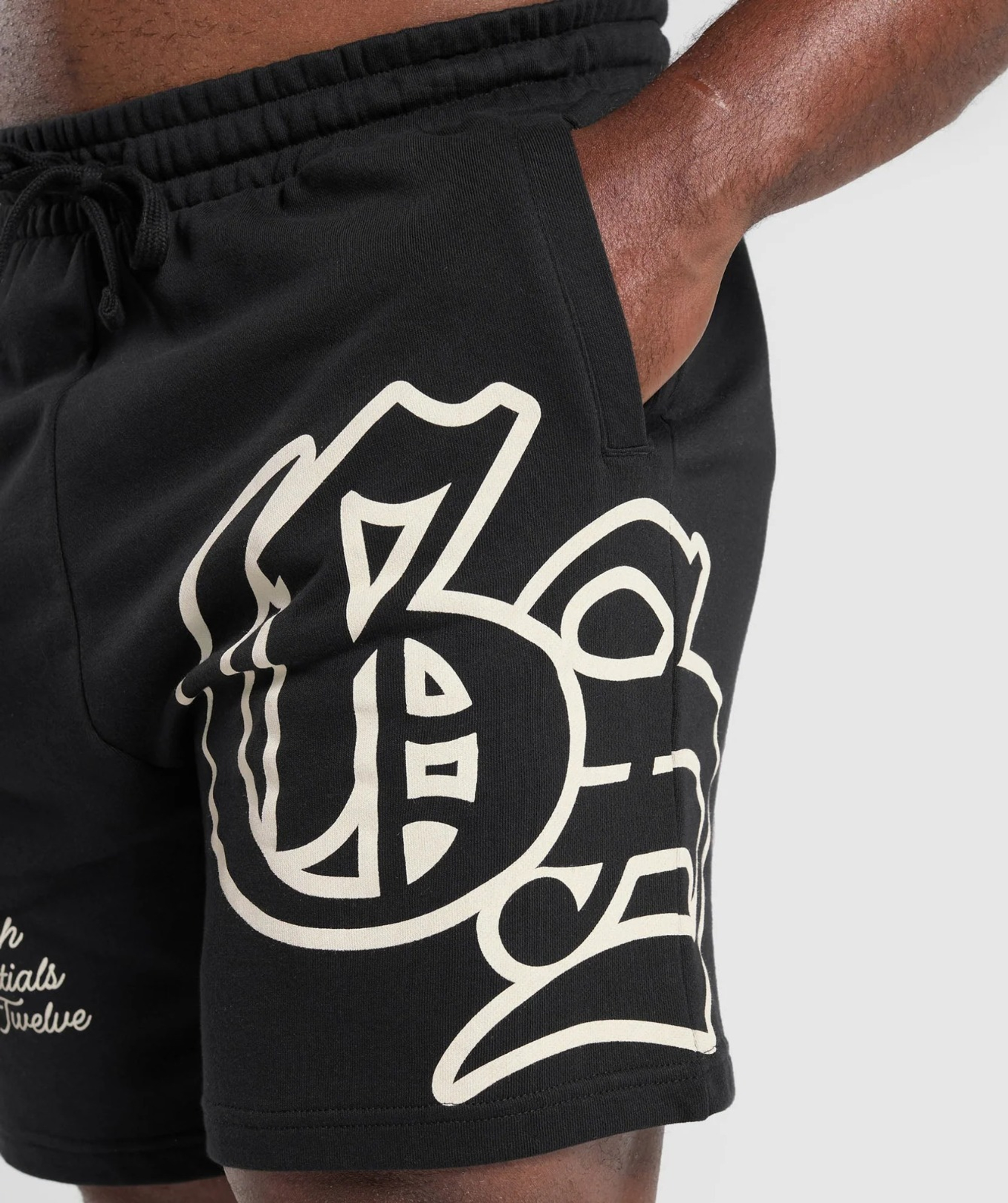 Шорты GYMSHARK Campus Graphic Shorts Black