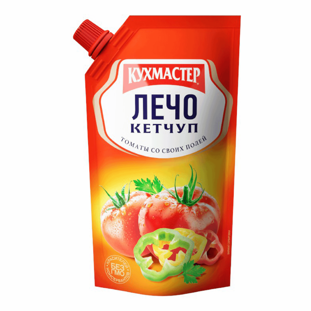 Кетчуп Кухмастер Лечо 260 гр