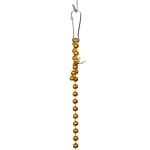 Дед Мороз на канате в красной шубке (работает от 3*АА - в комплект не входят)