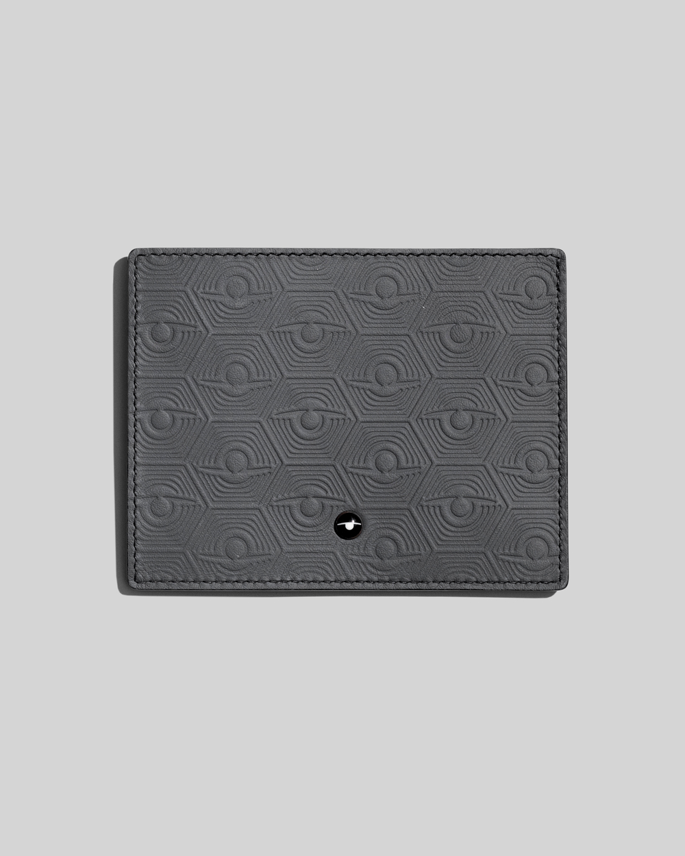 Портмоне индивидуального дизайна.Натуральная кожа. Цвет серый