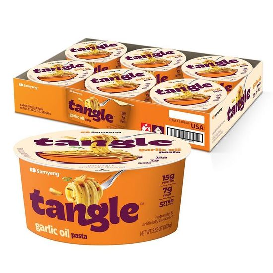 Паста Samyang TANGLE с чесночно-масляным соусом 100г (Корея)