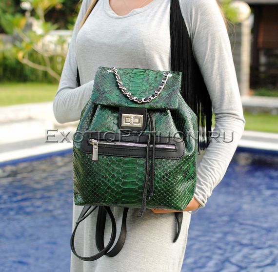 Рюкзак из кожи питона CL-187