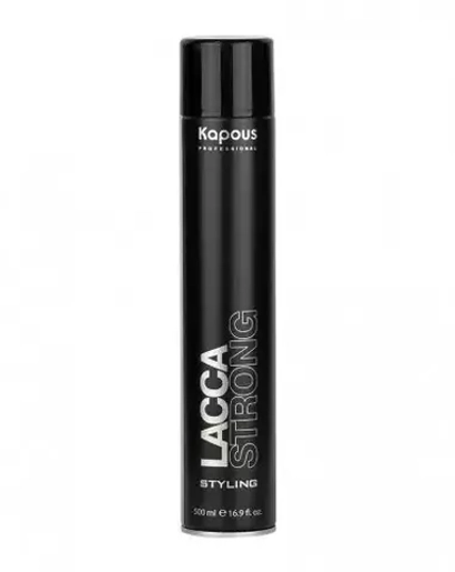 Сухой лак для волос сильной фиксации LACCA STRONG 500 мл KAPOUS STYLING Италия