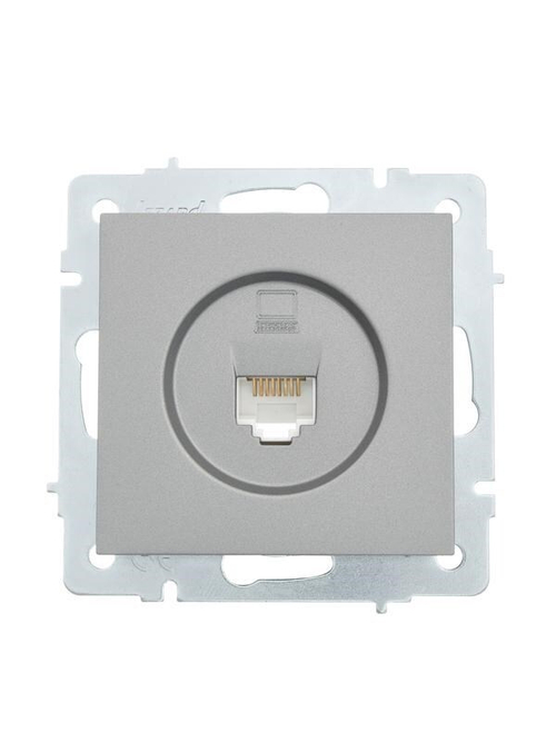 VESNA 742 3588 139 Розетка компьютерна платина (механизм)