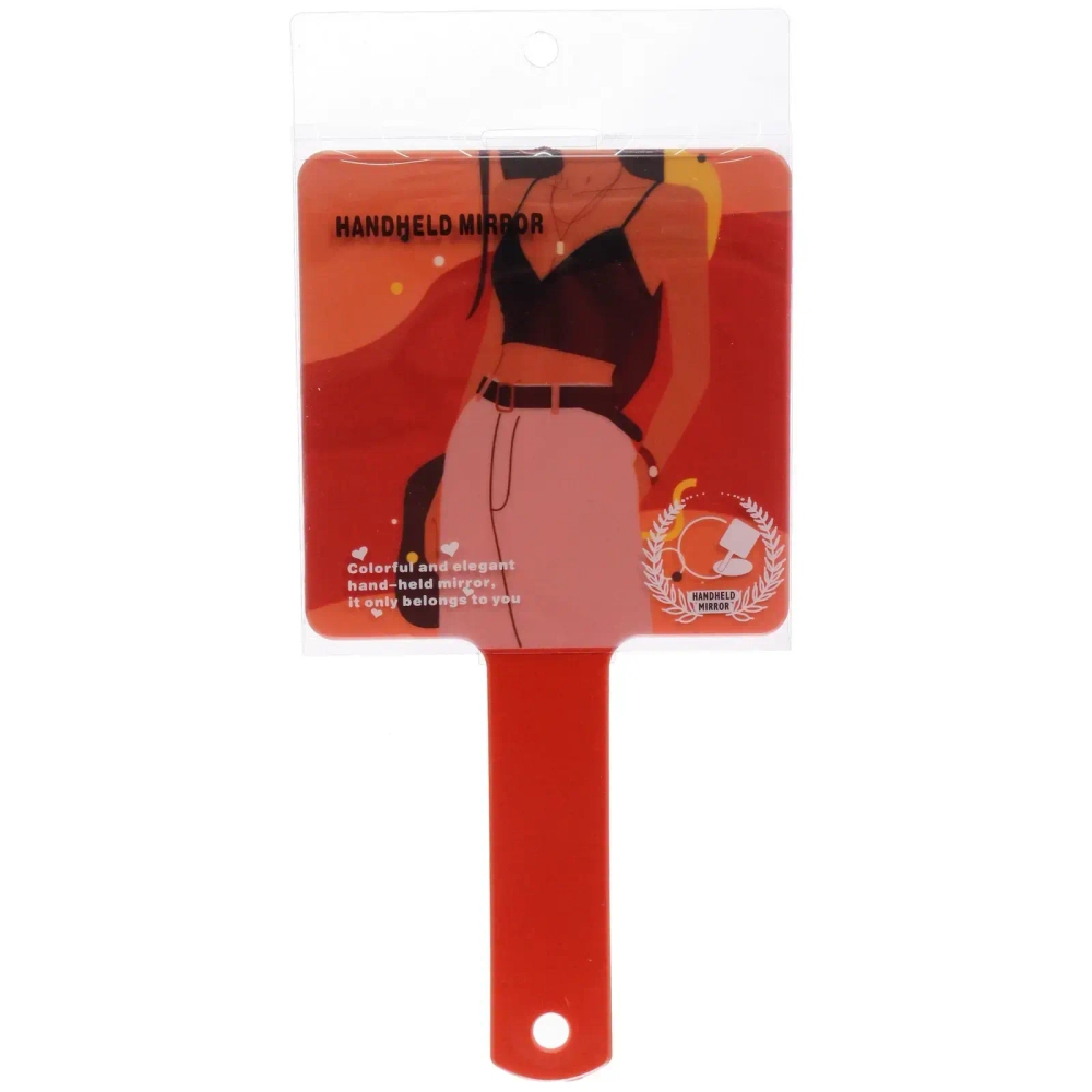 Зеркало косметическое «ИМАНИ - ЭФФЛОДИ», микс 4 дизайна, 23,4*12см (PVC подвес)