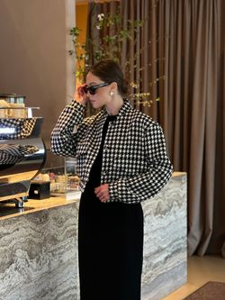 Платье трикотажное Lady в черном цвете