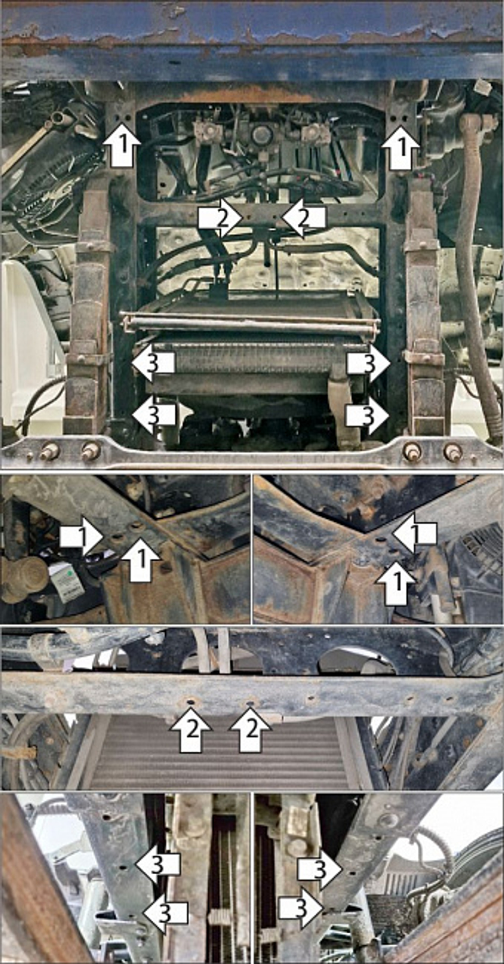 радиатора, 3 мм, Сталь. для Kamaz Компас 12 2023-н.в., Motodor.27723