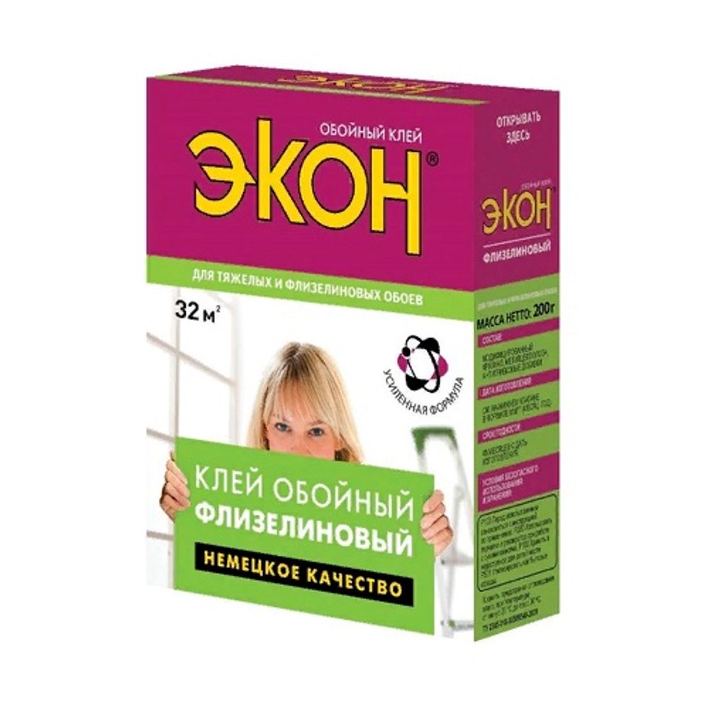 Клей для обоев Экон 2077902 Флизелин 470 гр. | Экон
