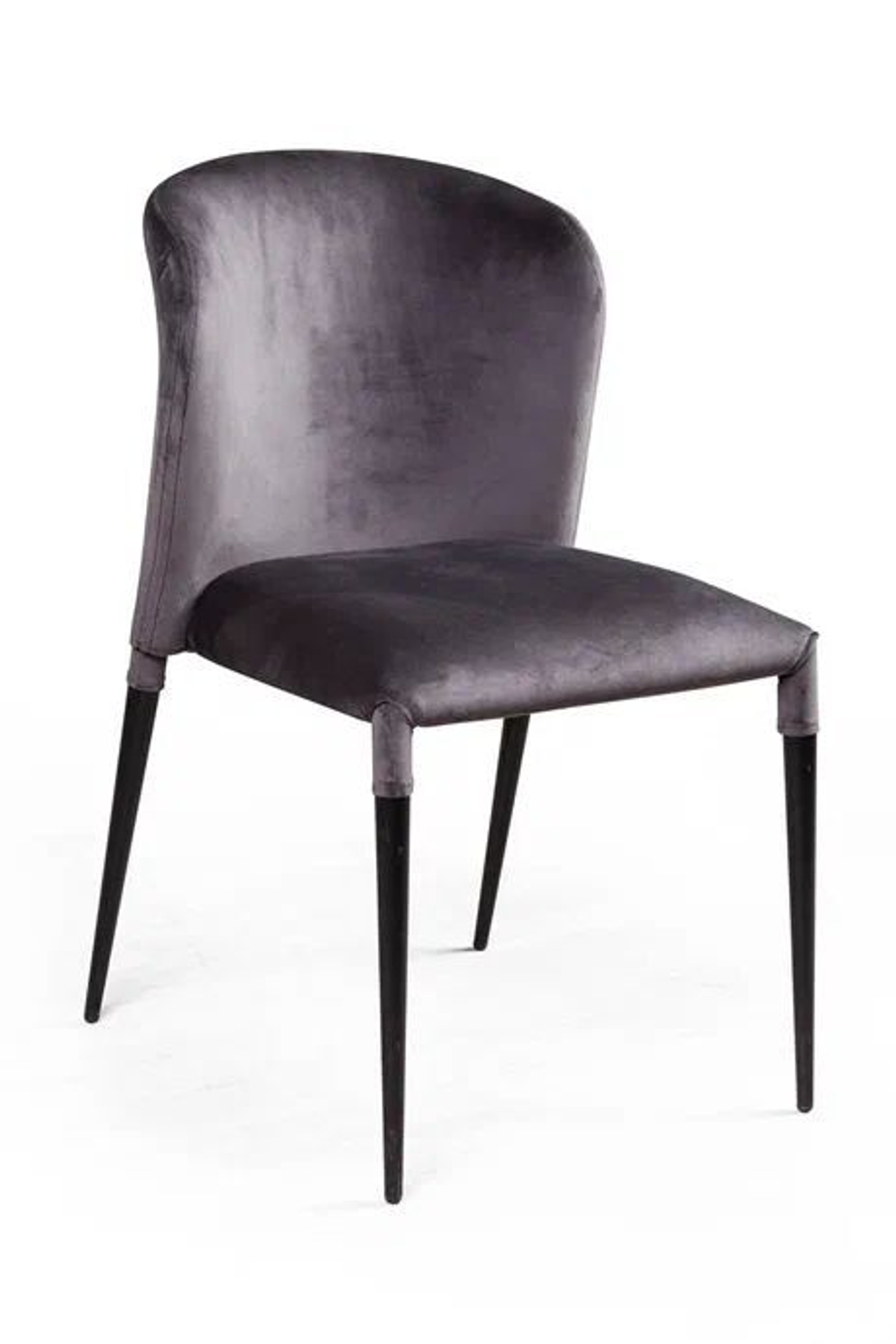 Стул Albert (Альберт), бархат антрацит 14