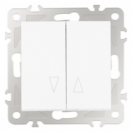 Выключатель для жалюзи без рамки Arte Milano 206 206.38-2.white