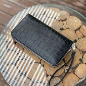 Мужские кошельки из крокодила