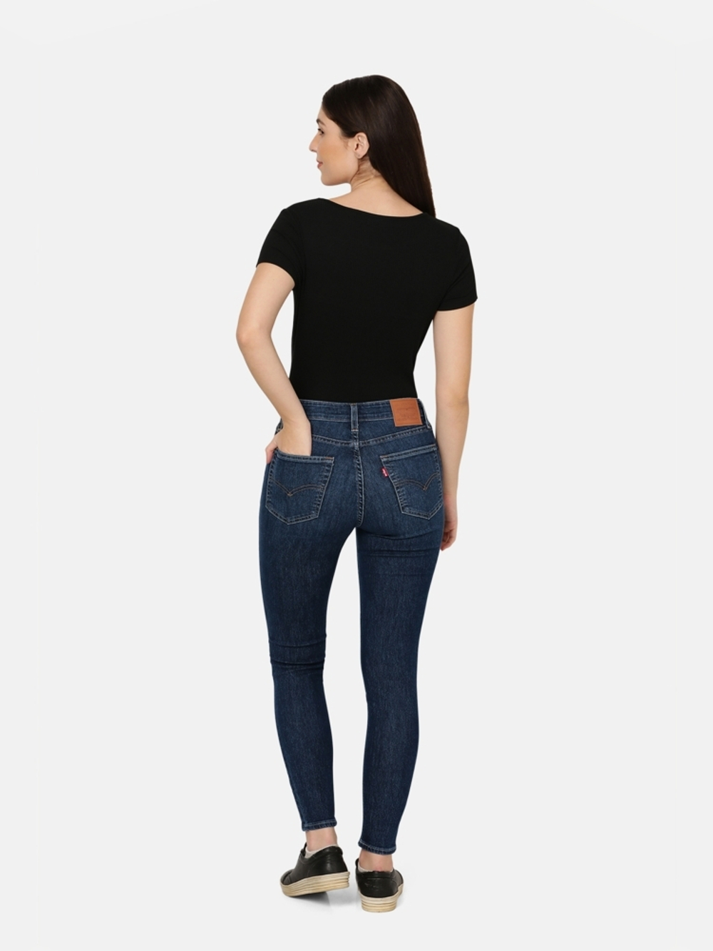 Женские облегающие джинсы с завышенной талией Levi's 721 High Rise Skinny 18882-0689