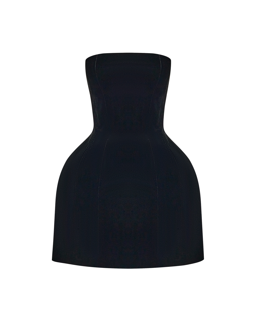 Платье мини корсетного типа из бархата