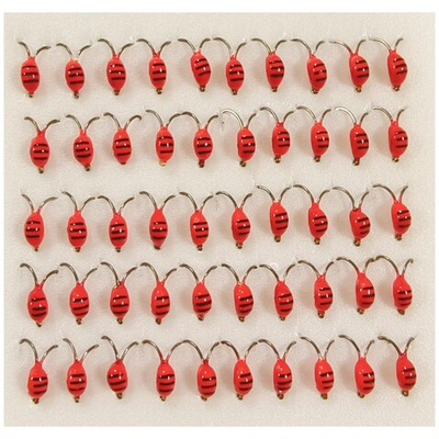 Коза d 3мм. Ультра красная с полосой (упаковка 50 штук)