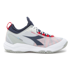 Мужские теннисные кроссовки Diadora Speed Blushield Fly 4+ All Court Shoe Men - White, Dark Blue