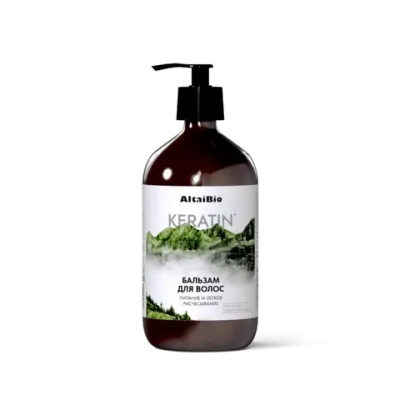 AltaiBio Бальзам для волос «Питание и легкое расчесывание», 500 мл