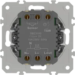 Donel Механизм терморегулятора  с внешним датчиком пола, AC230V, 16A, серия DB